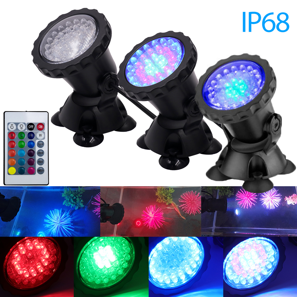 Aquarium Fish Lego - IP68 Waterproof Underwater LED Lights 12V