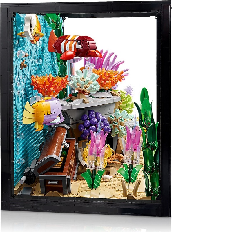 Aquarium Fish Lego - tropical aquarium fish tank model marine