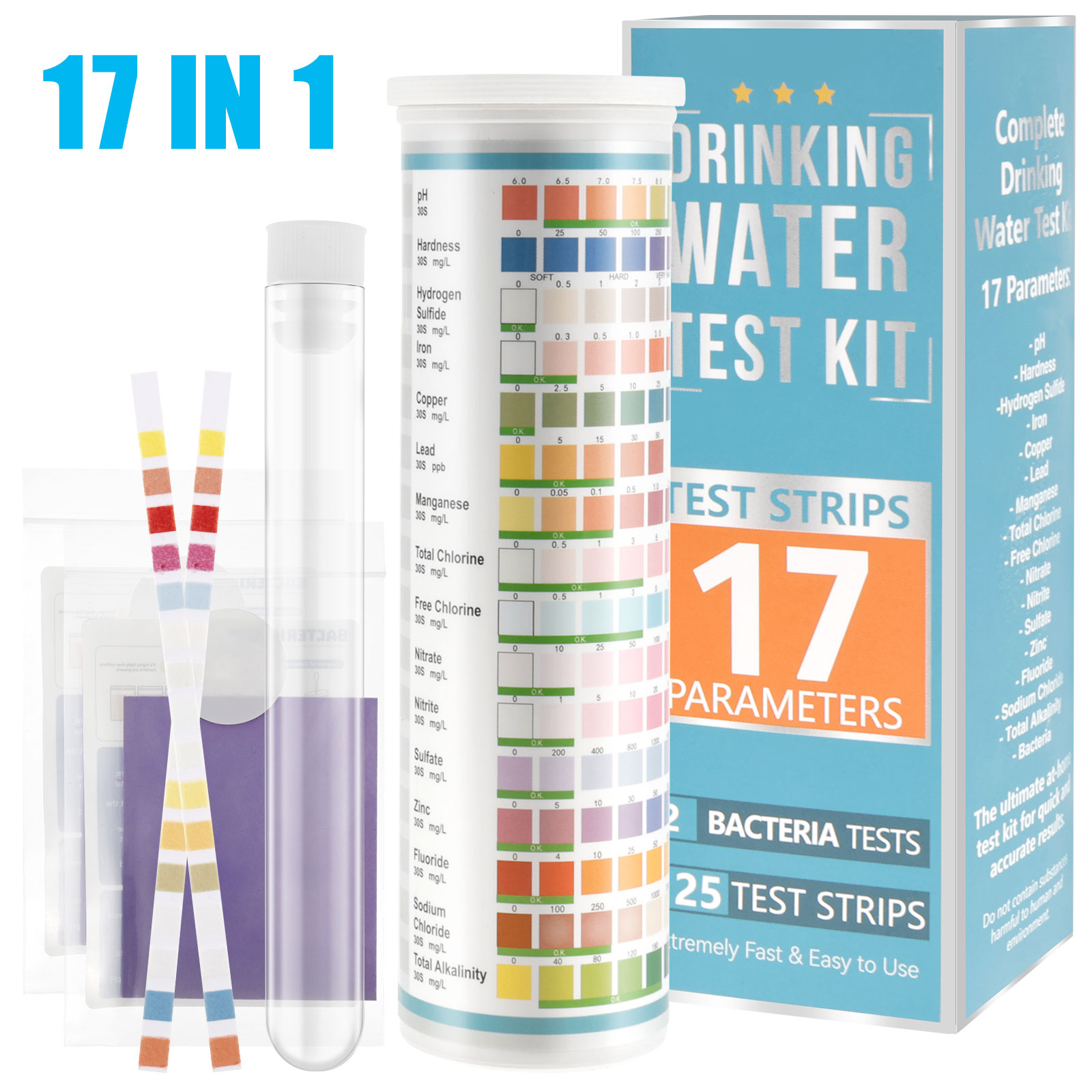 Aquarium Fish Saltwater - 5-17 in 1 Aquarium Test Strips