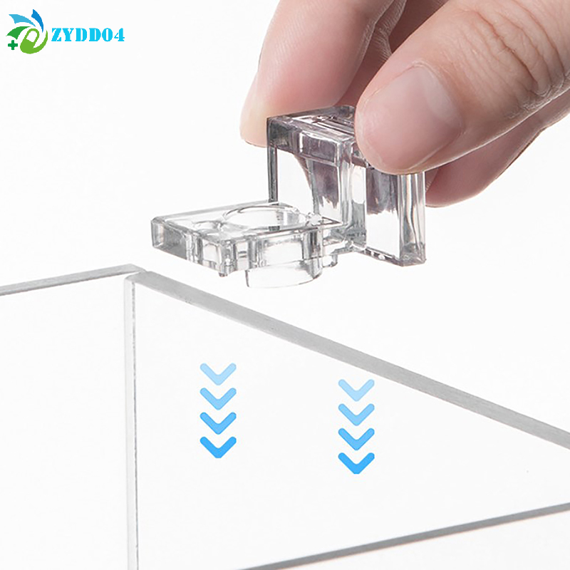 Aquarium Fish And Supplies - ●4pcs 6mm/8mm/10mm Fish Tank Acrylic Clips