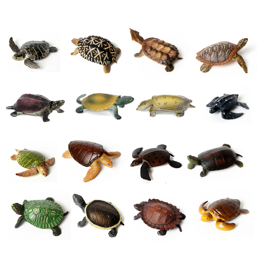 Aquarium Fish Saltwater - Realistic Miniatures Marine Life Sea Turtle