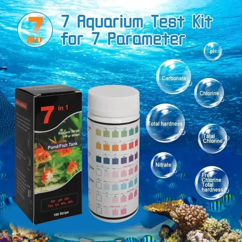 Aquarium Test Strip  Freshwate - Aquarium Fish Quality ulasan dan harga