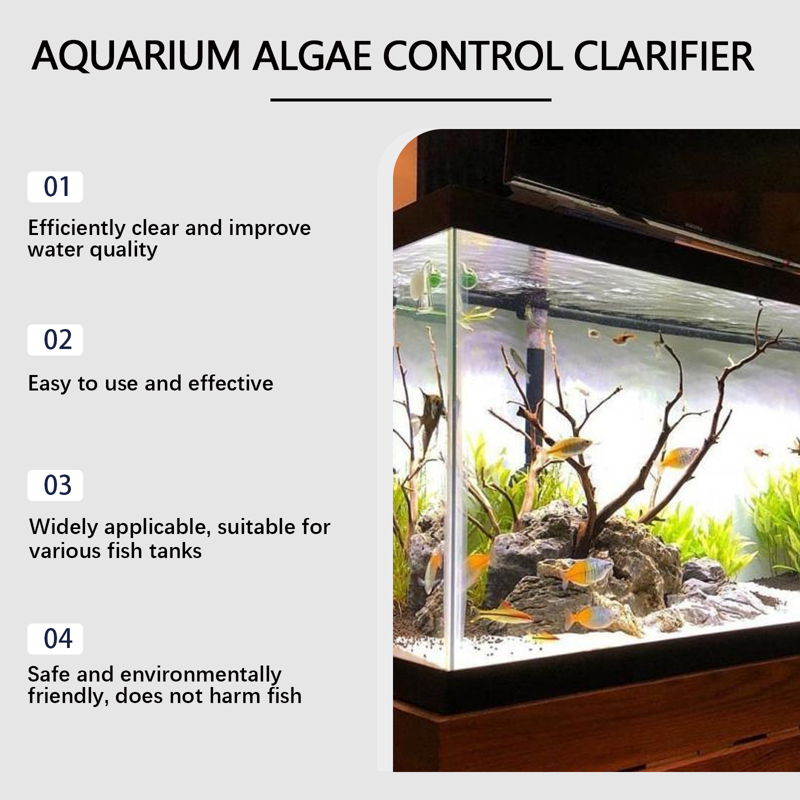 Fish Tank Water Clarifier 100m - Aquarium Fish Quality ulasan dan harga
