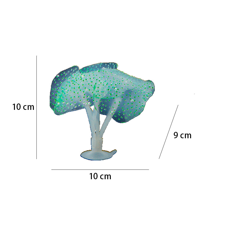 1Pcs Luminous Anemone Artifici - Aquarium Fish Home ulasan dan harga