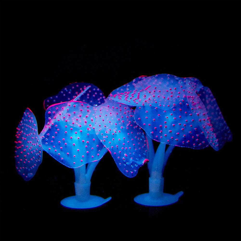 1Pcs Luminous Anemone Artifici - Aquarium Fish Home ulasan dan harga