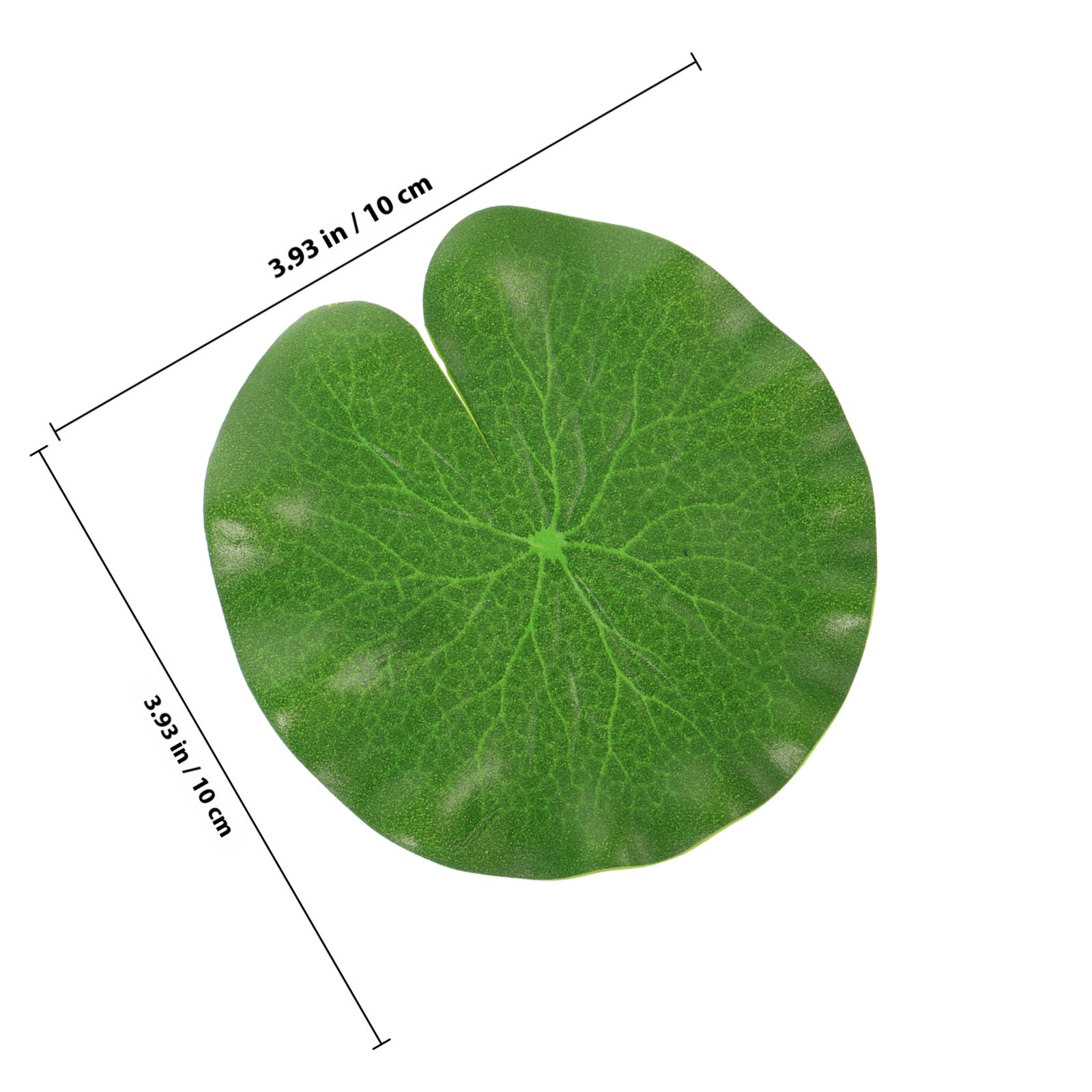 6Pcs Green PU Simulation Lotus - Aquarium Fish Home ulasan dan harga