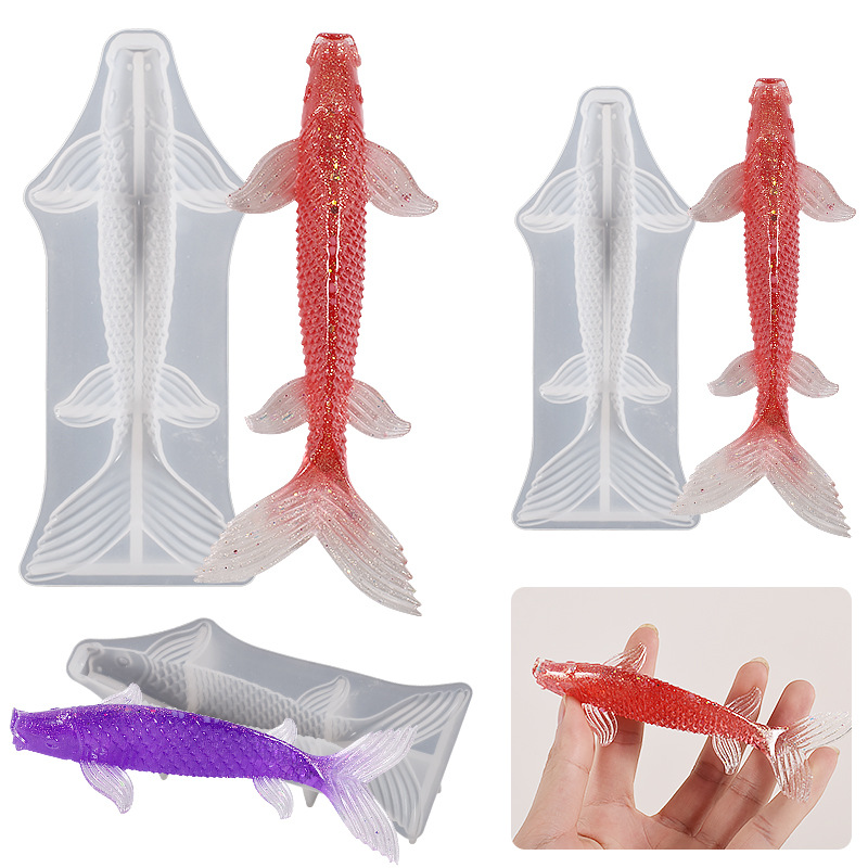3D Koi Fish Shaped Epoxy Resin - Aquarium Fish Saltwater ulasan dan harga