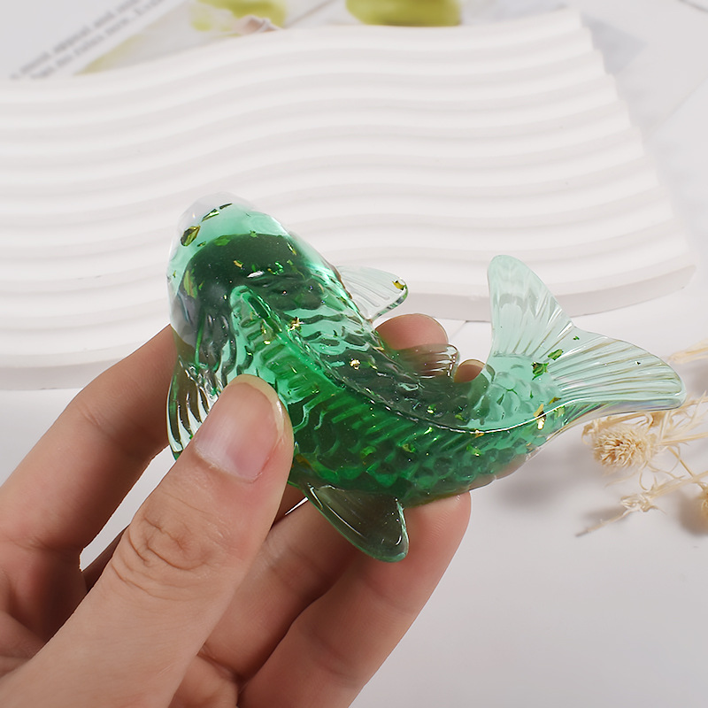 3D Koi Fish Shaped Epoxy Resin - Aquarium Fish Saltwater ulasan dan harga
