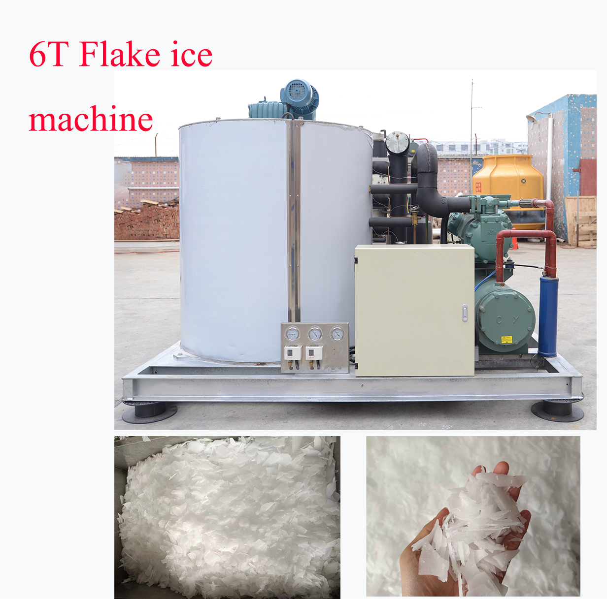 COLDPRO 6T Flake Ice Maker Ice - Fish Food Flake ulasan dan harga