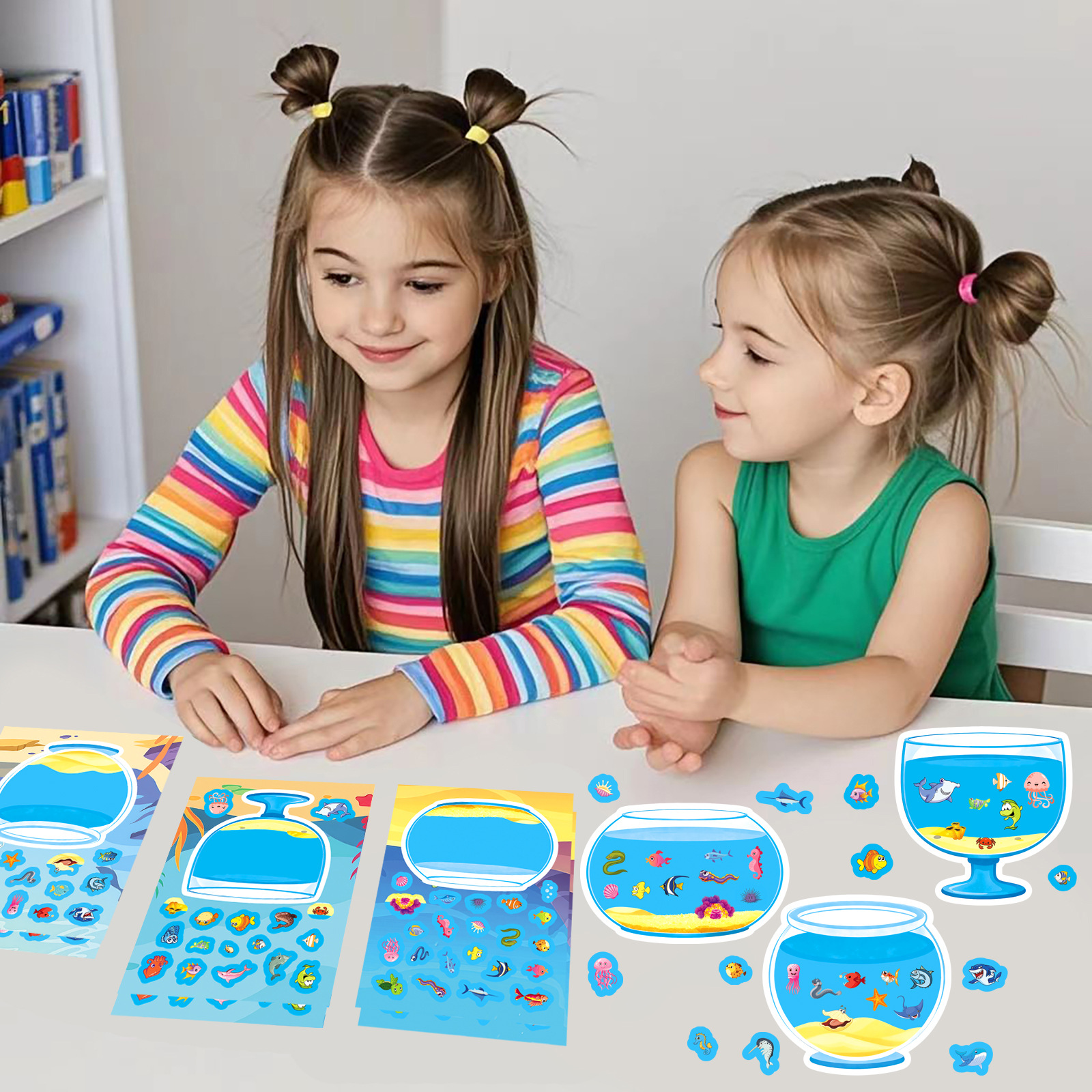8Sheets Funny Cartoon Lucky Fi - Aquarium Fish Lego ulasan dan harga