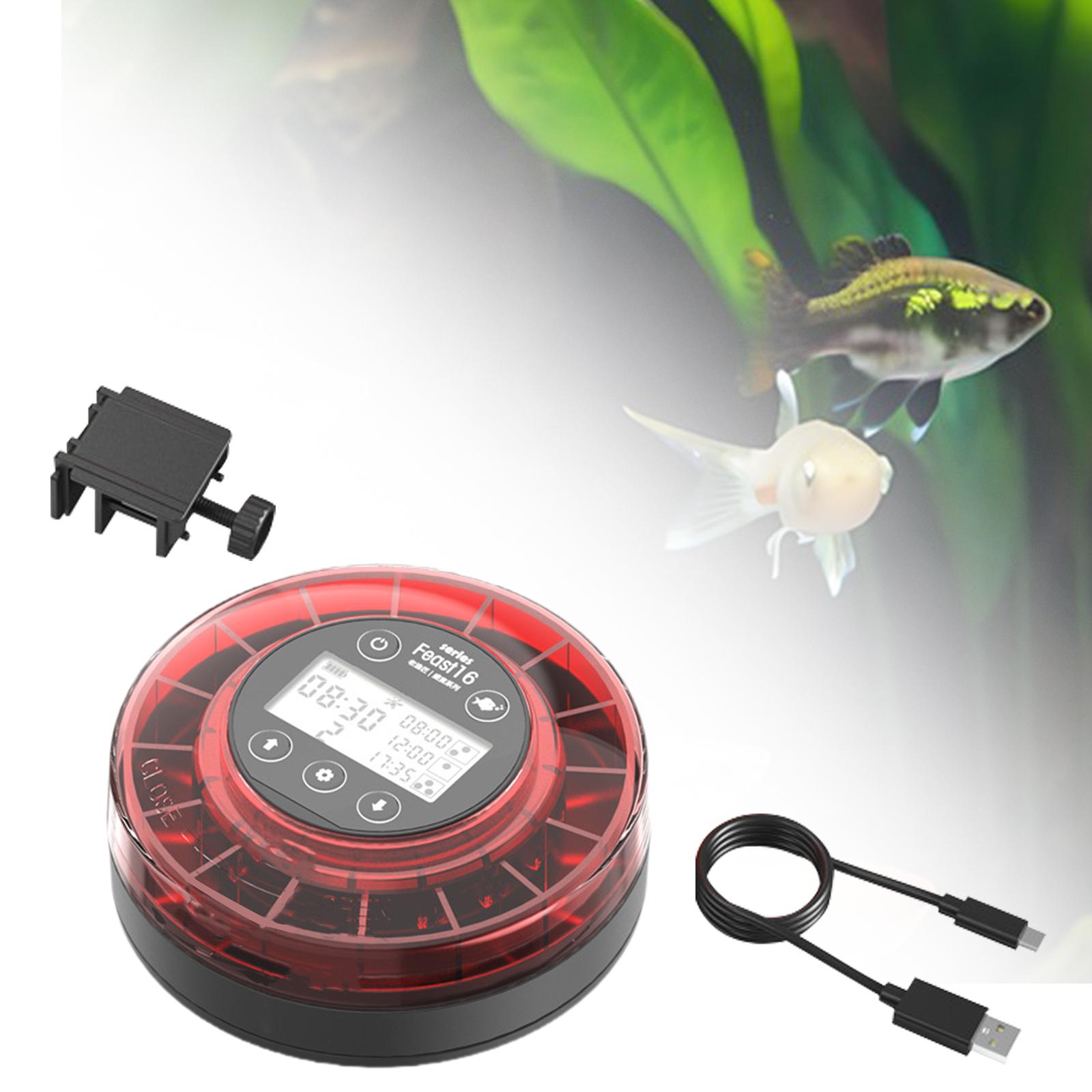 Automatic Fish Feeder Portable - Fish Food Flake ulasan dan harga