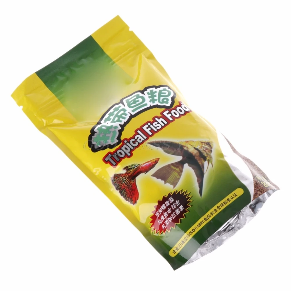 Aquarium Tank Tropical Fish Fo - Fish Food Flake ulasan dan harga