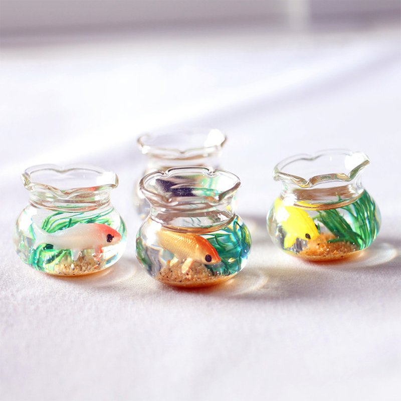 1Pc Mini Fish Tank Random Colo - Aquarium Fish Saltwater ulasan dan harga