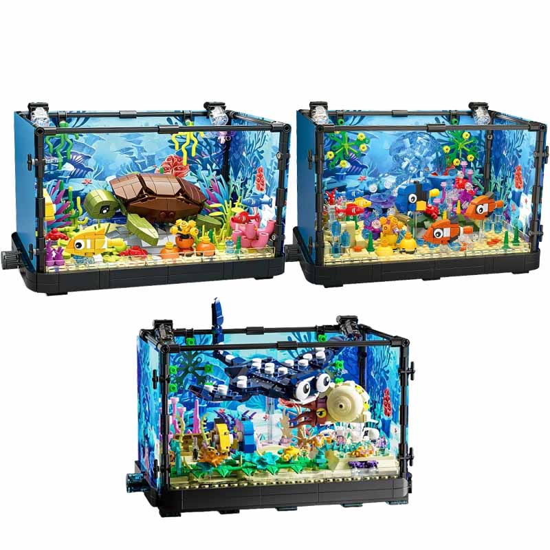 Fish Tank Building Block Set w - Aquarium Fish Saltwater ulasan dan harga