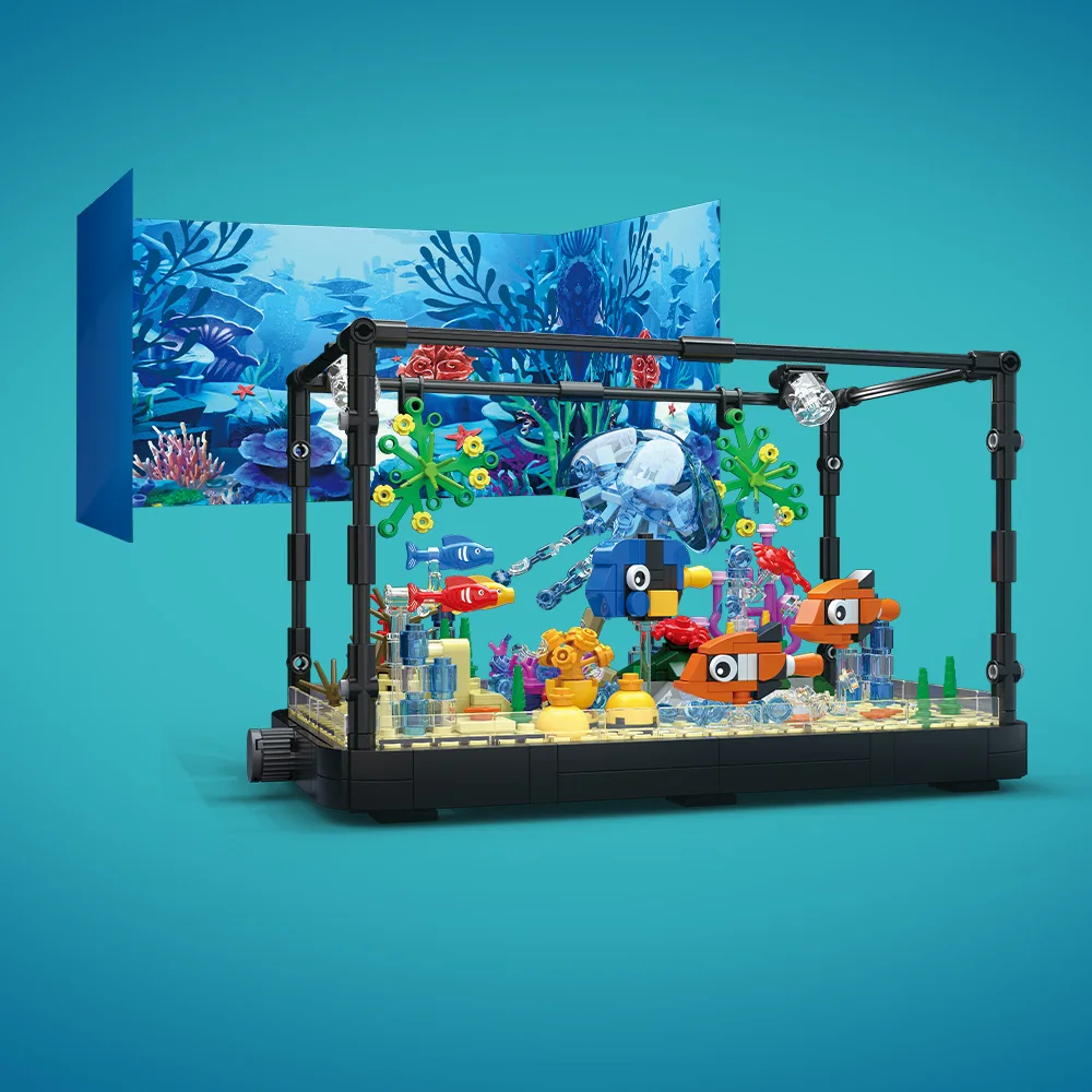 Fish Tank Building Block Set w - Aquarium Fish Saltwater ulasan dan harga