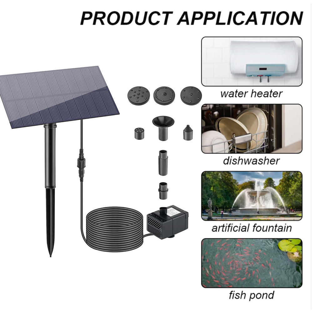 5W 5V Solar Water Pump Garden  - Aquarium Fish Saltwater ulasan dan harga