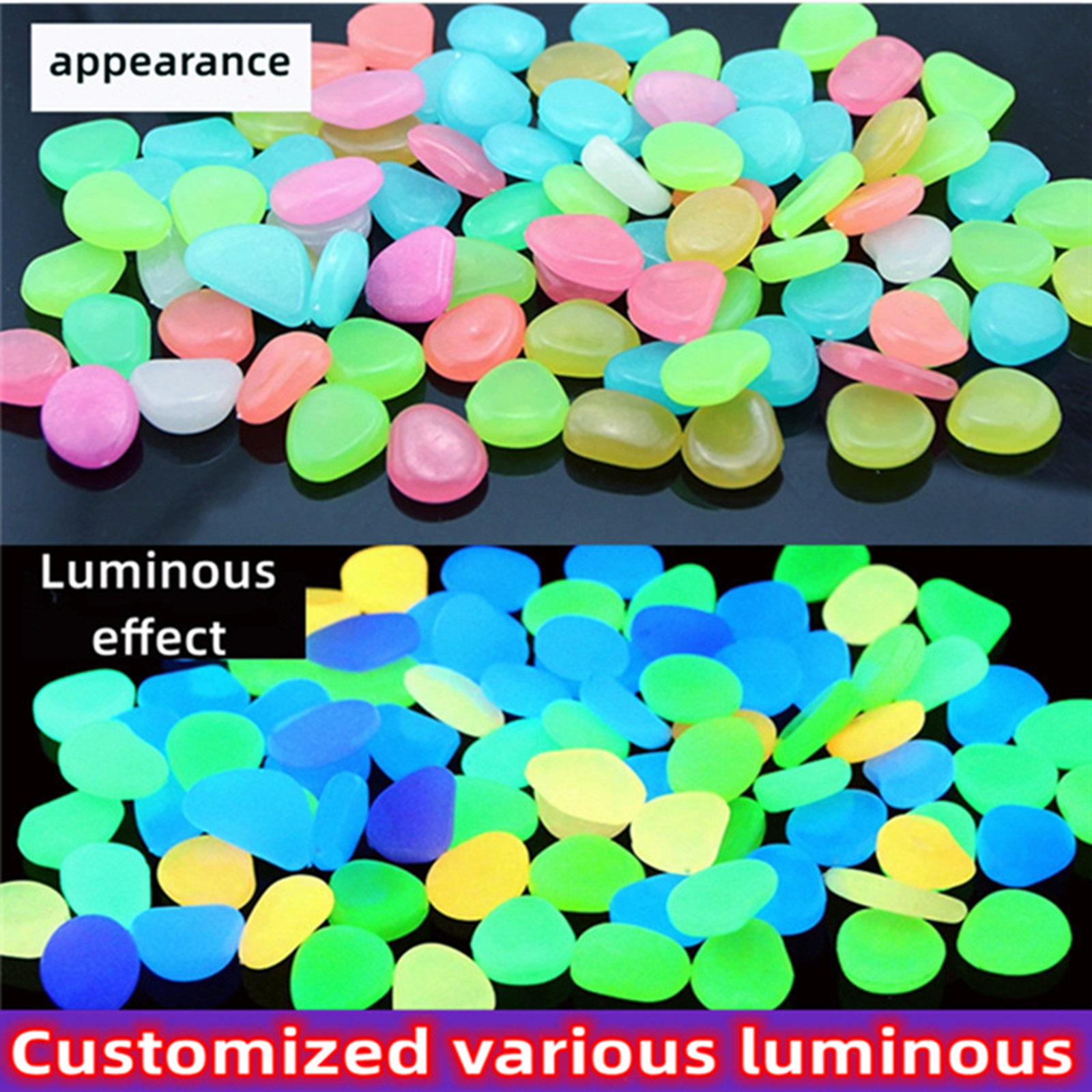 200-1000Pcs Luminous Sand Glow - Aquarium Fish Home ulasan dan harga