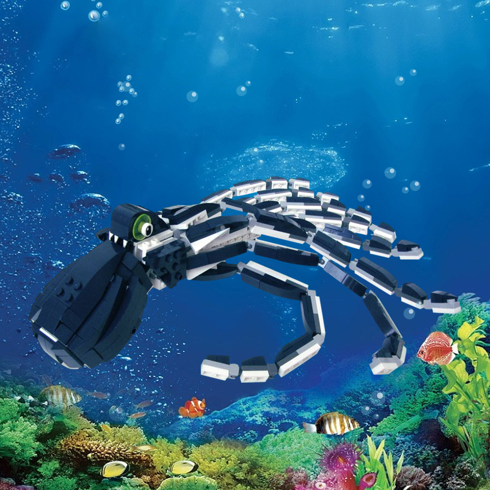 SETBRICKS Marine World Octopus - Aquarium Fish Lego ulasan dan harga