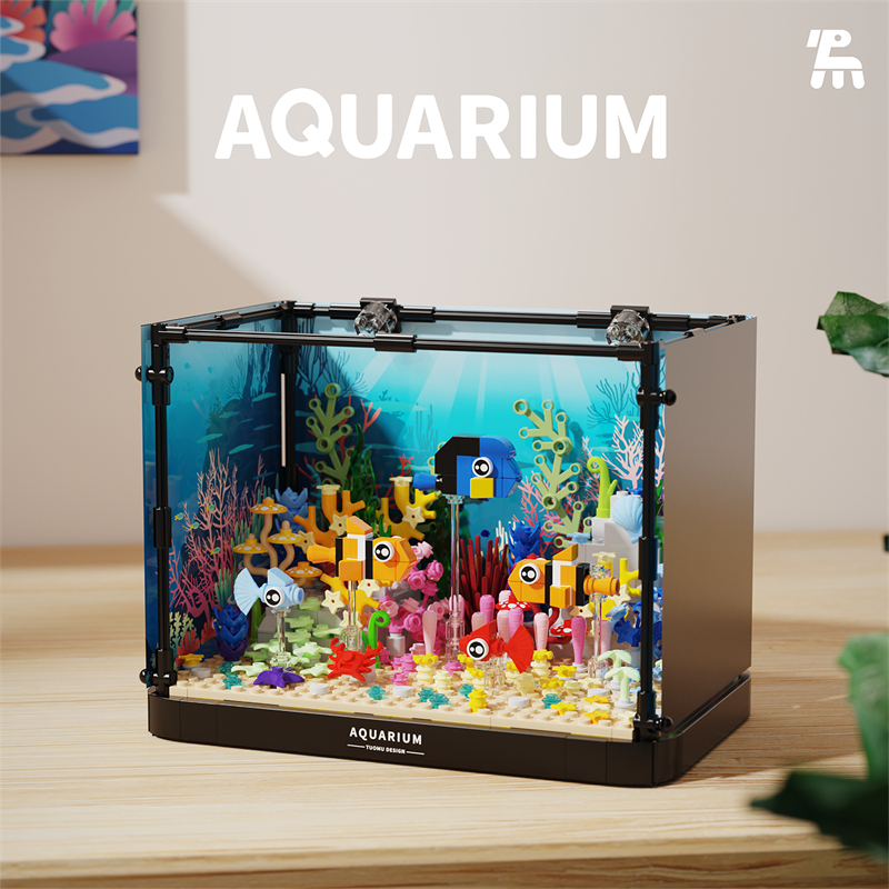 Aquarium building blocks fish  - Aquarium Fish Lego ulasan dan harga