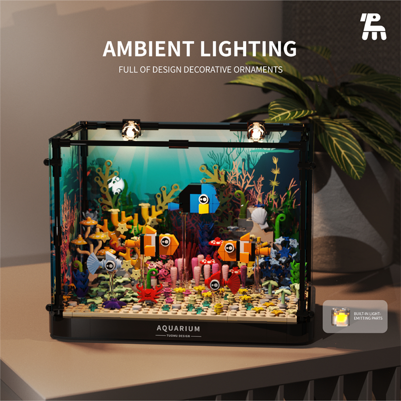 Aquarium building blocks fish  - Aquarium Fish Lego ulasan dan harga