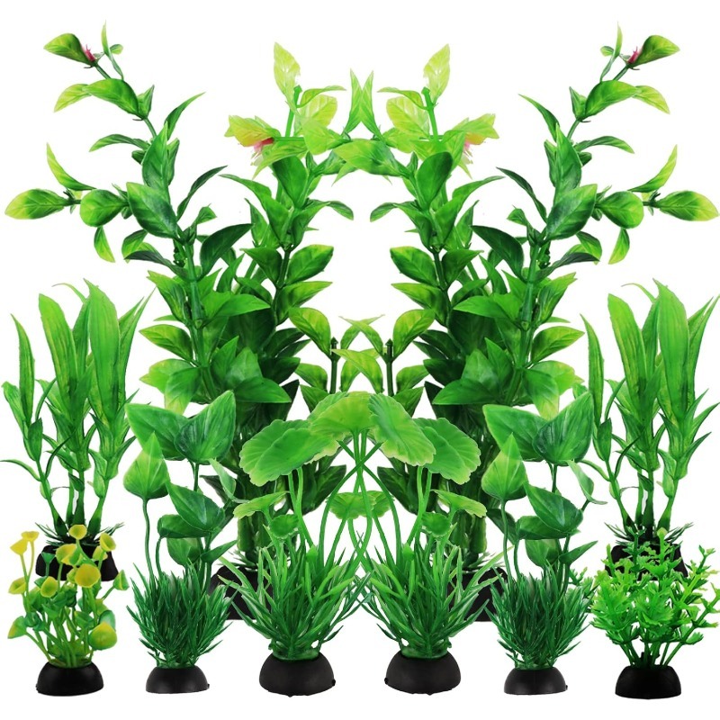 10/20Pcs Artificial Aquarium P - Aquarium Fish Home ulasan dan harga