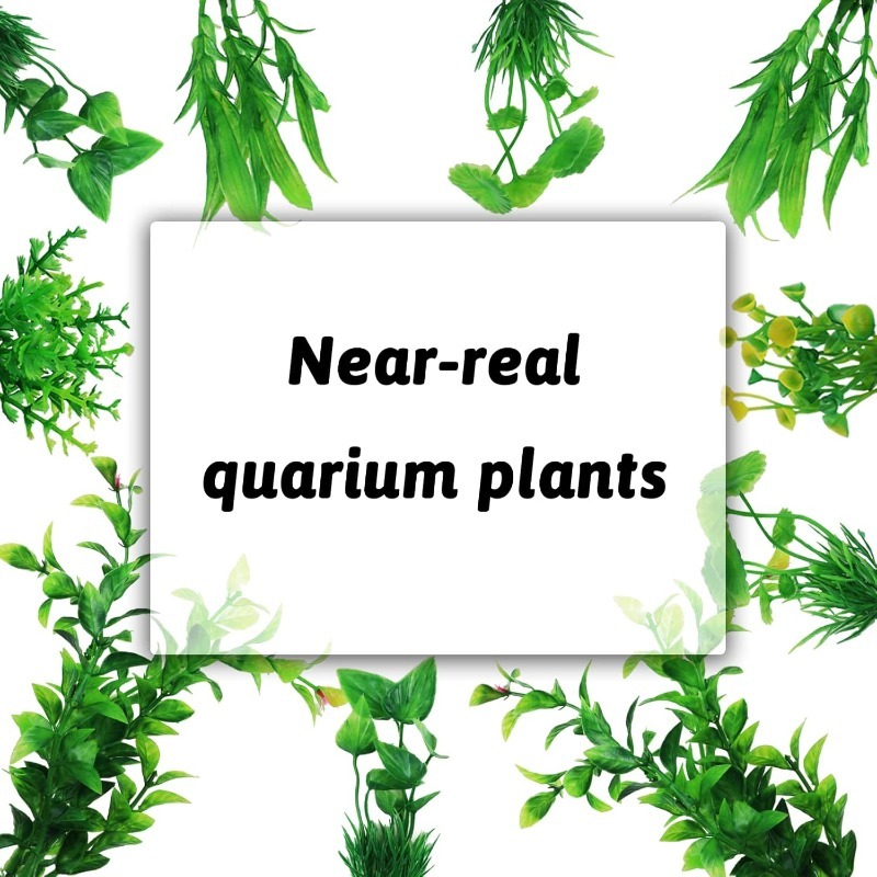 10/20Pcs Artificial Aquarium P - Aquarium Fish Home ulasan dan harga