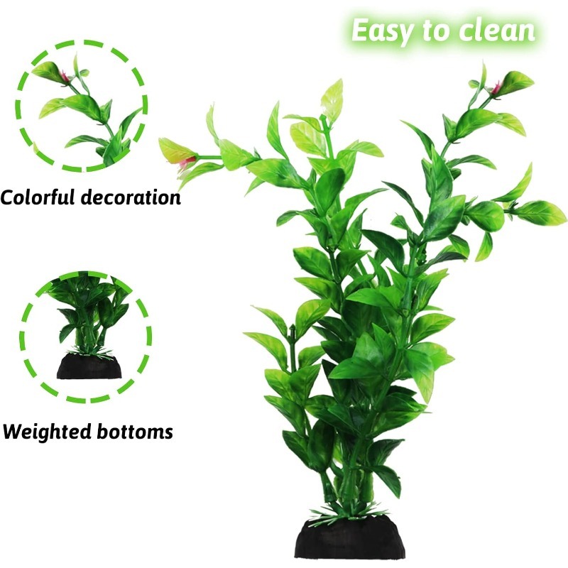 10/20Pcs Artificial Aquarium P - Aquarium Fish Home ulasan dan harga