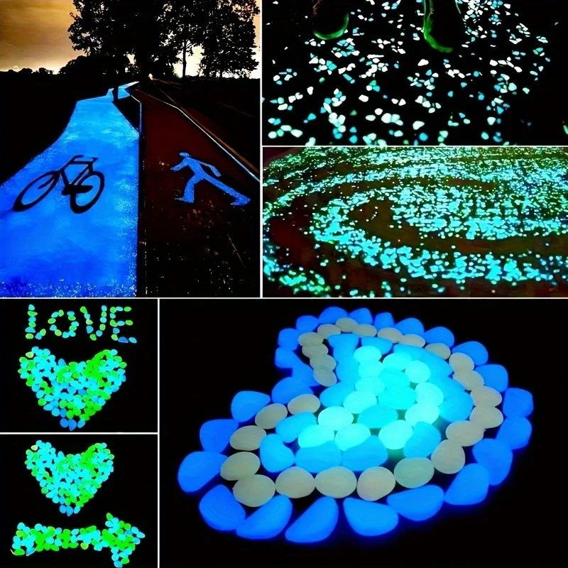 500Pcs Glow in The Dark Garden - Aquarium Fish Saltwater ulasan dan harga