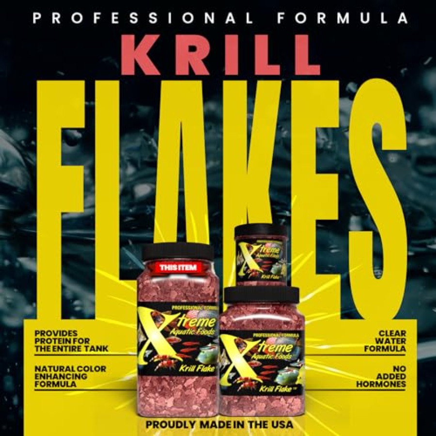 Xtreme Krill Flakes - Premium  - Fish Food Flake ulasan dan harga