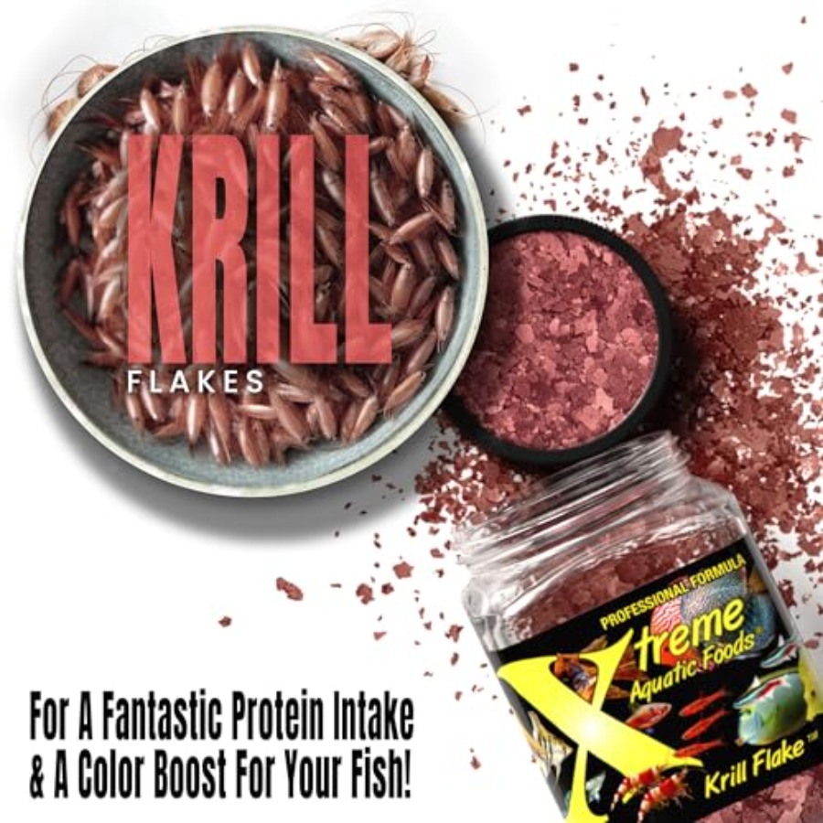 Xtreme Krill Flakes - Premium  - Fish Food Flake ulasan dan harga